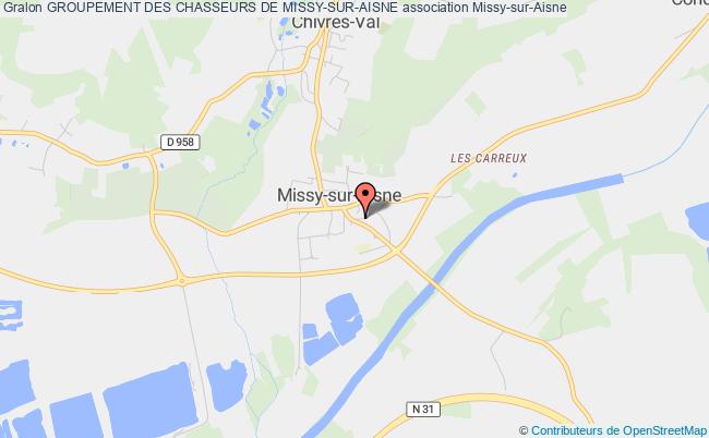 plan association Groupement Des Chasseurs De Missy-sur-aisne Missy-sur-Aisne