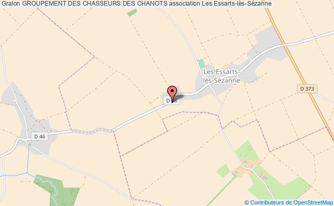 plan association Groupement Des Chasseurs Des Chanots Les   Essarts-lès-Sézanne