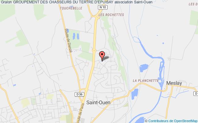 plan association Groupement Des Chasseurs Du Tertre D'epuisay Saint-Ouen