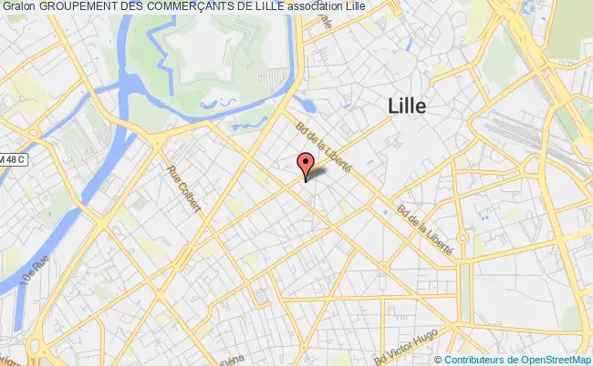 plan association Groupement Des CommerÇants De Lille Lille