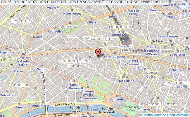 plan association Groupement Des Comparateurs En Assurance Et Banque (gcab) Paris