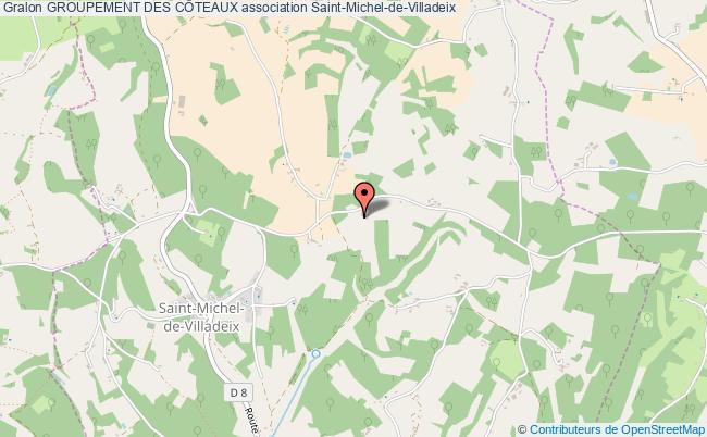 plan association Groupement Des CÔteaux Saint-Michel-de-Villadeix