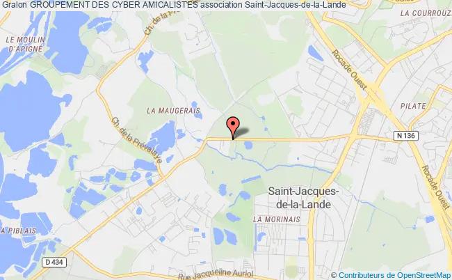 plan association Groupement Des Cyber Amicalistes Saint-Jacques-de-la-Lande
