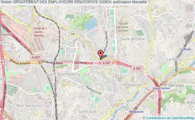 plan association Groupement Des Employeurs Associatifs (gdea) Marseille