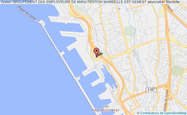 plan association Groupement Des Employeurs De Manutention Marseille Est Gemest Marseille
