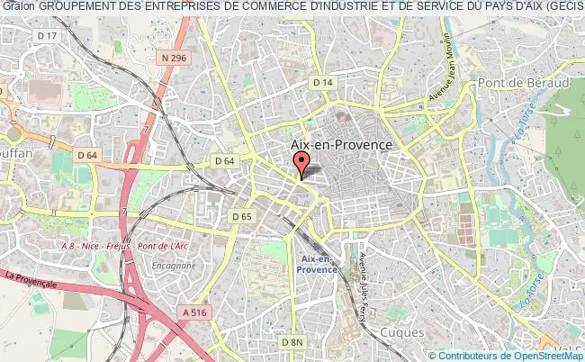 plan association Groupement Des Entreprises De Commerce D'industrie Et De Service Du Pays D'aix (gecis Pays D'aix) G6 Aix-en-Provence
