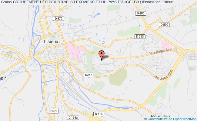 plan association Groupement Des Industriels Lexoviens Et Du Pays D'auge (gil) Lisieux