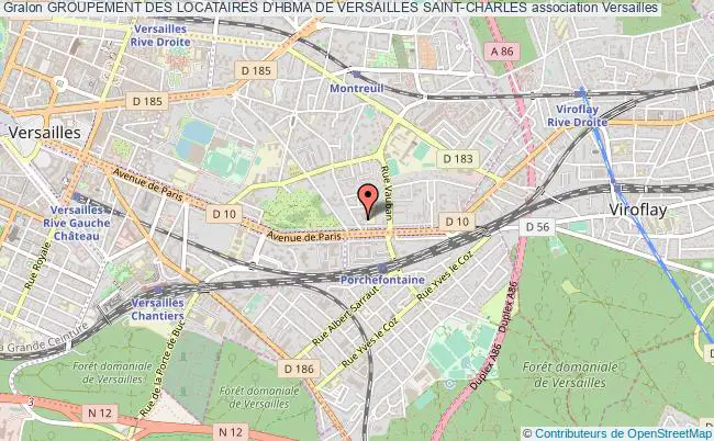plan association Groupement Des Locataires D'hbma De Versailles Saint-charles Versailles