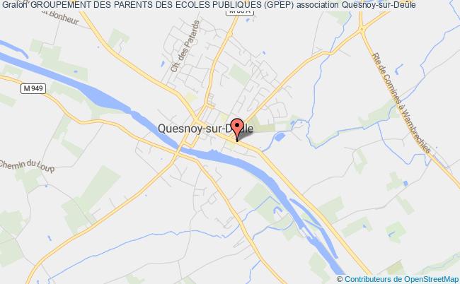 plan association Groupement Des Parents Des Ecoles Publiques (gpep) Quesnoy-sur-Deûle