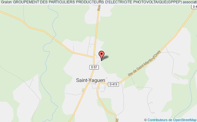 plan association Groupement Des Particuliers Producteurs D'electricite Photovoltaique(gppep) Saint-Yaguen