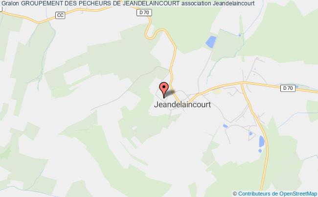 plan association Groupement Des Pecheurs De Jeandelaincourt Jeandelaincourt