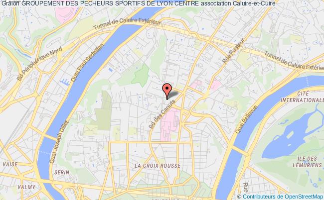 plan association Groupement Des Pecheurs Sportifs De Lyon Centre Caluire-et-Cuire