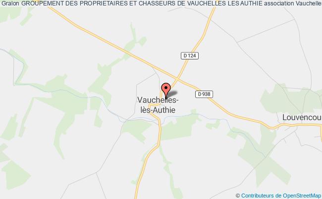 plan association Groupement Des Proprietaires Et Chasseurs De Vauchelles Les Authie Vauchelles-lès-Authie