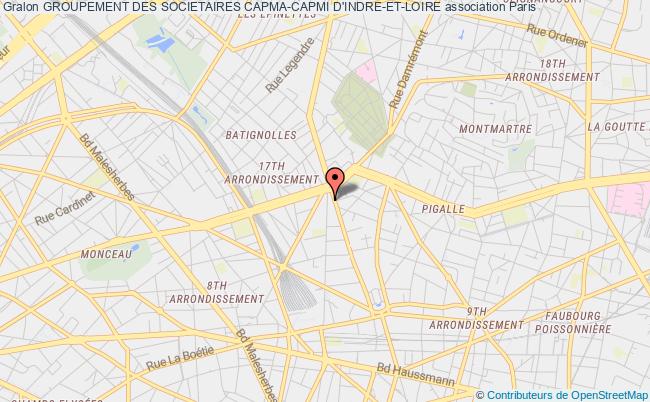plan association Groupement Des Societaires Capma-capmi D'indre-et-loire Paris