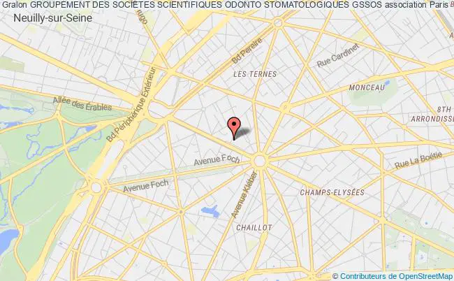 plan association Groupement Des Societes Scientifiques Odonto Stomatologiques Gssos Paris