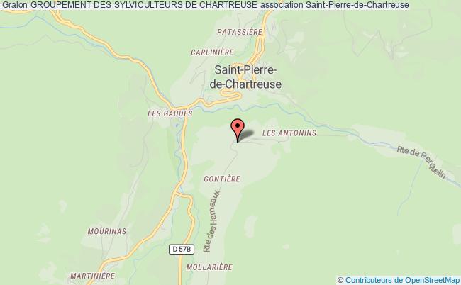 plan association Groupement Des Sylviculteurs De Chartreuse Saint-Pierre-de-Chartreuse