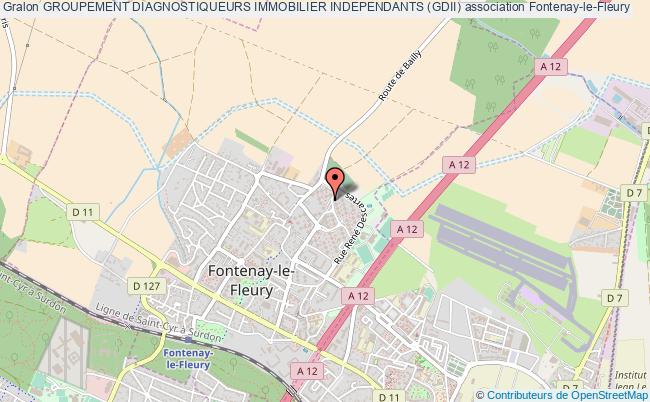 plan association Groupement Diagnostiqueurs Immobilier Independants (gdii) Fontenay-le-Fleury
