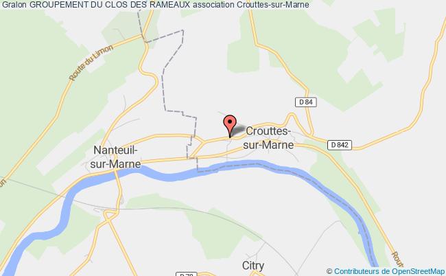 plan association Groupement Du Clos Des Rameaux Crouttes-sur-Marne