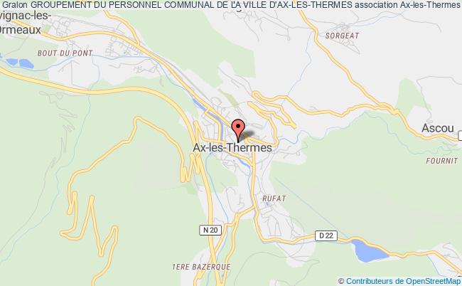 GROUPEMENT DU PERSONNEL COMMUNAL DE LA VILLE D'AX-LES-THERMES