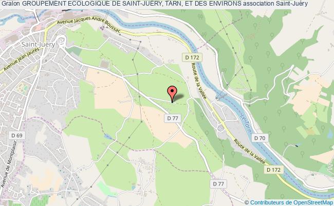 plan association Groupement Ecologique De Saint-juÉry, Tarn, Et Des Environs Saint-Juéry