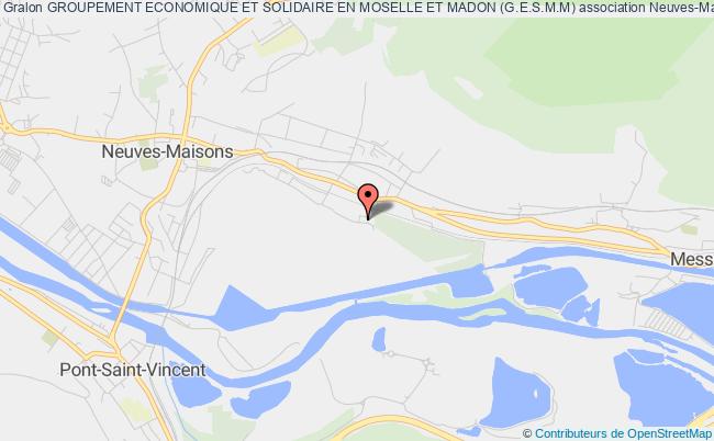 plan association Groupement Economique Et Solidaire En Moselle Et Madon (g.e.s.m.m) Neuves-Maisons