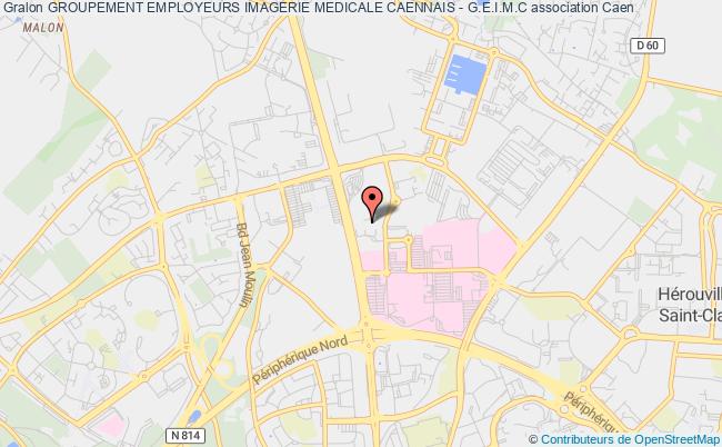 plan association Groupement Employeurs Imagerie Medicale Caennais - G.e.i.m.c Caen
