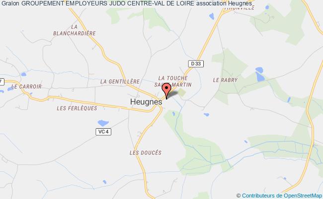 plan association Groupement Employeurs Judo Centre-val De Loire Heugnes