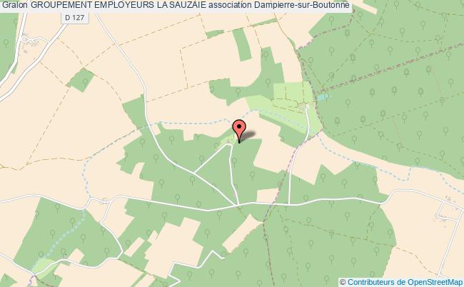 plan association Groupement Employeurs La Sauzaie Dampierre-sur-Boutonne