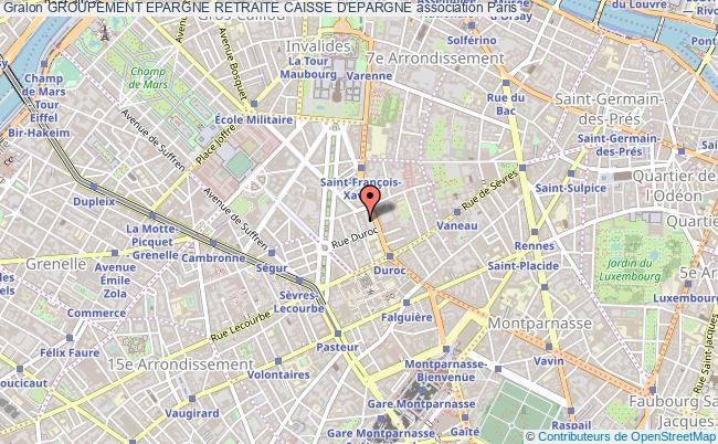 plan association Groupement Epargne Retraite Caisse D'epargne Paris
