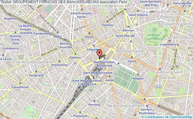 plan association Groupement Francais Des Bancassureurs Paris