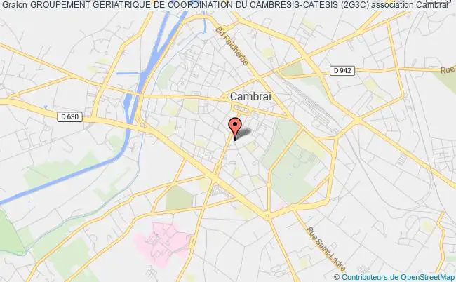 plan association Groupement Geriatrique De Coordination Du Cambresis-catesis (2g3c) Cambrai