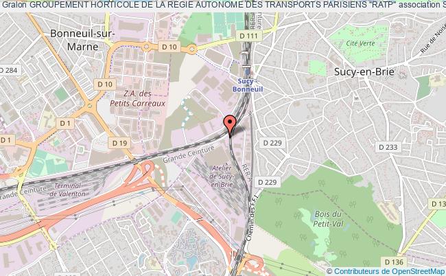 GROUPEMENT HORTICOLE DE LA REGIE AUTONOME DES TRANSPORTS PARISIENS "RATP"