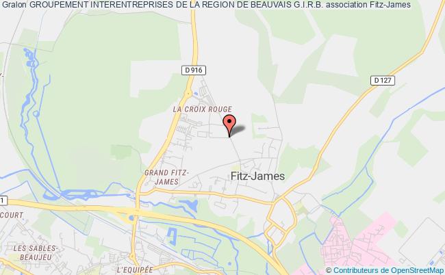 plan association Groupement Interentreprises De La Region De Beauvais G.i.r.b. Fitz-James