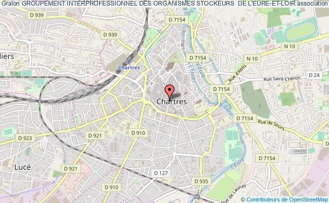 plan association Groupement Interprofessionnel Des Organismes Stockeurs  De L'eure-et-loir Chartres