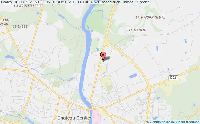 plan association Groupement Jeunes ChÂteau-gontier/azÉ Château-Gontier-sur-Mayenne