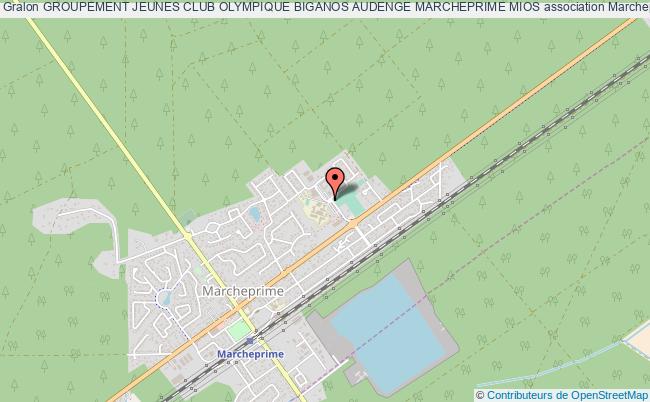 plan association Groupement Jeunes Club Olympique Biganos Audenge Marcheprime Mios Marcheprime