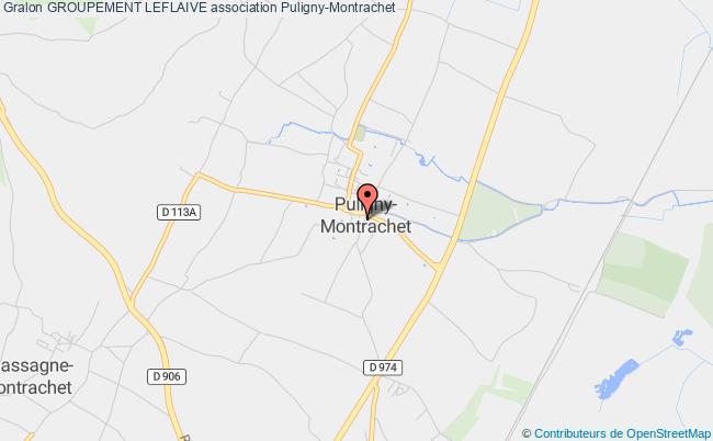 plan association Groupement Leflaive Puligny-Montrachet