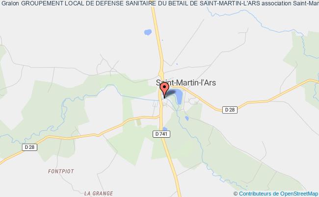 plan association Groupement Local De Defense Sanitaire Du Betail De Saint-martin-l'ars Saint-Martin-l'Ars