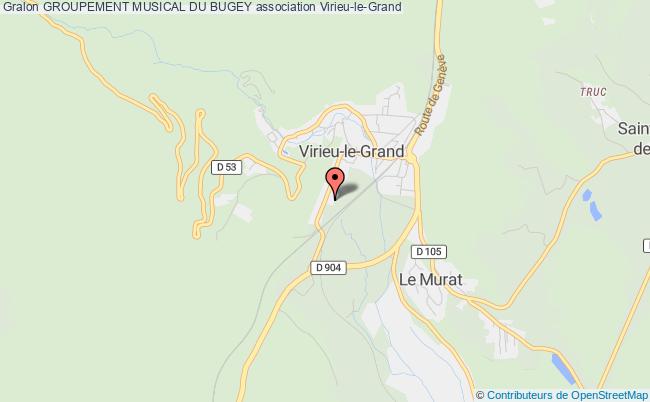 plan association Groupement Musical Du Bugey Virieu-le-Grand