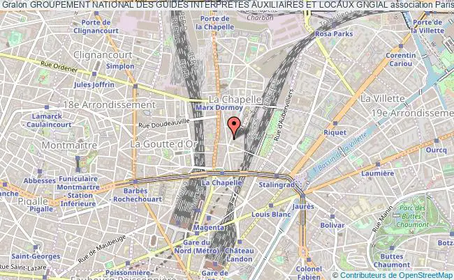 plan association Groupement National Des Guides Interpretes Auxiliaires Et Locaux Gngial Paris