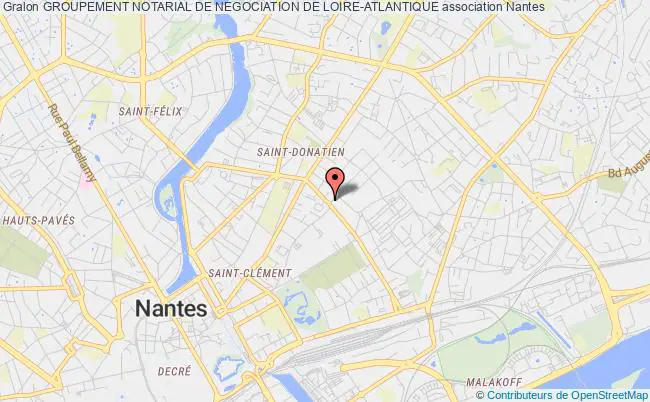 plan association Groupement Notarial De Negociation De Loire-atlantique Nantes