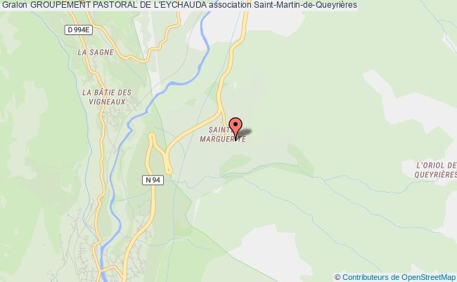 plan association Groupement Pastoral De L'eychauda Saint-Martin-de-Queyrières