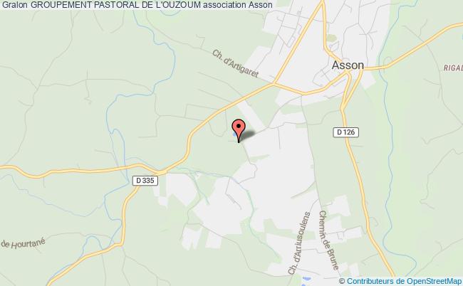 plan association Groupement Pastoral De L'ouzoum Asson