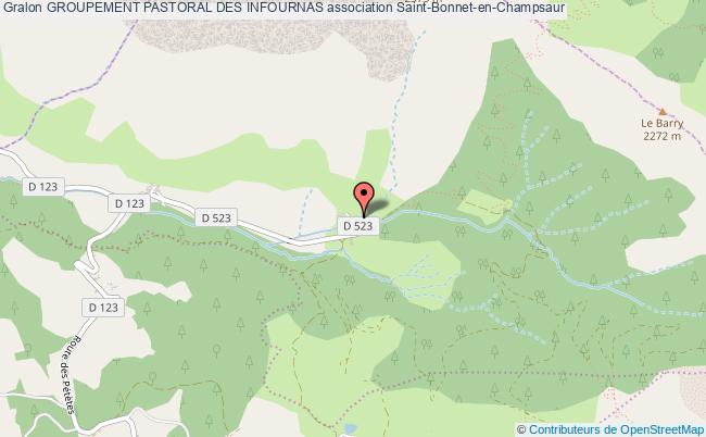 plan association Groupement Pastoral Des Infournas Saint-Bonnet-en-Champsaur