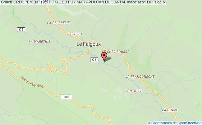 plan association Groupement Pastoral Du Puy Mary-volcan Du Cantal Falgoux