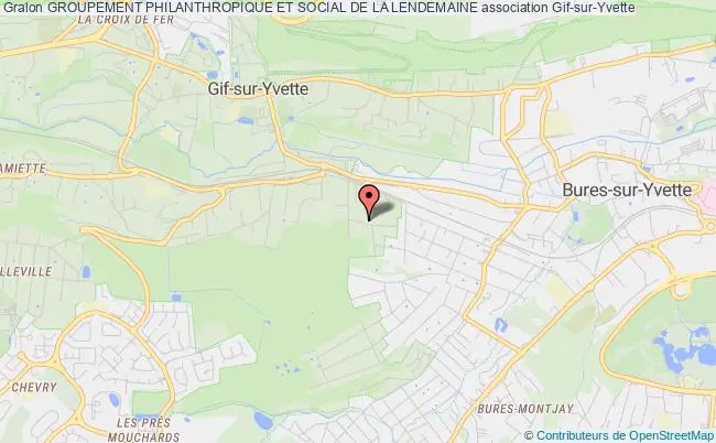 plan association Groupement Philanthropique Et Social De La Lendemaine Gif-sur-Yvette