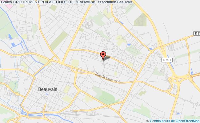 plan association Groupement Philatelique Du Beauvaisis Beauvais