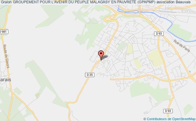 plan association Groupement Pour L'avenir Du Peuple Malagasy En PauvretÉ (gpapmp) Beauvais