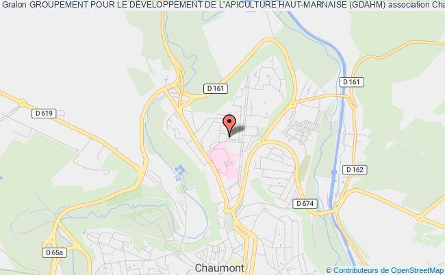 plan association Groupement Pour Le DÉveloppement De L'apiculture Haut-marnaise (gdahm) Chaumont