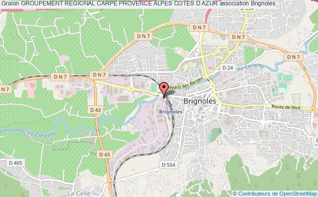 plan association Groupement Regional Carpe Provence Alpes Cotes D Azur Brignoles